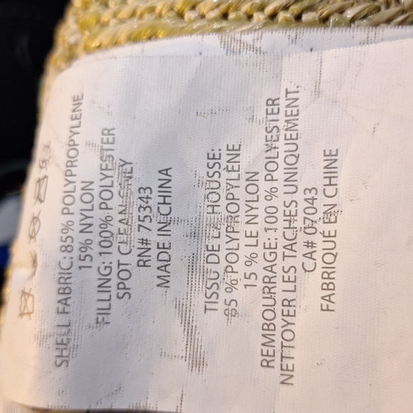 NWT Tommy Bahama Patio Decorative Pillows Palm Leaves Light Brown & Green 14×24 - Picture 9 of 13